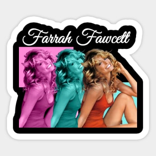 Farrah Retro Sticker